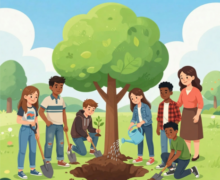 PEVLCS : Centre Malibert : Lancement de la campagne “Un arbre, une classe”